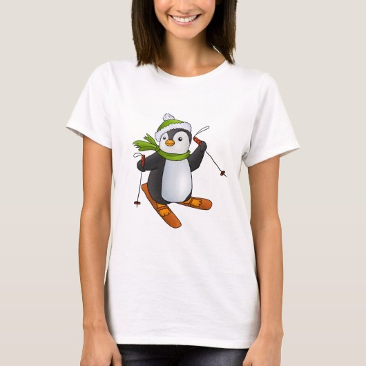Ski T-shirt (Voorkant)