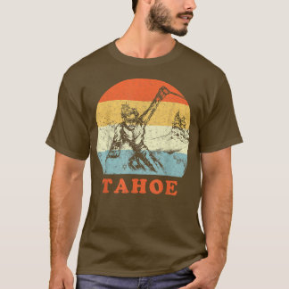 Ski Tahoe, California  Retro Snow Sking648 T-shirt