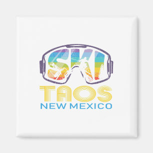 Ski Taos New Mexico Ski Vakantie  Magneet