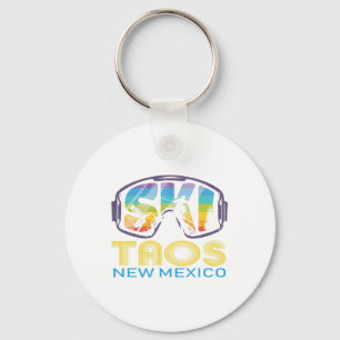 Ski Taos New Mexico Ski Vakantie Sleutelhanger