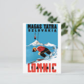 Ski te Magas Tatra, Slowakije Briefkaart (Staand voorkant)