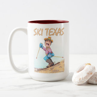 Ski Texas Tweekleurige Koffiemok
