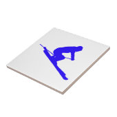 SKI TRUE BLUE TEGELTJE (Zijkant)