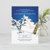 Ski Uitnodiging (Staand voorkant)