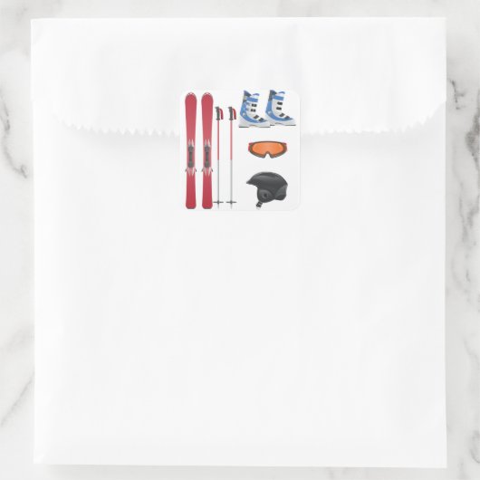 Ski-uitrusting Stickers (Tas)