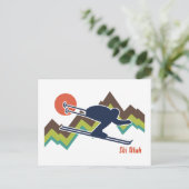 Ski Utah Briefkaart (Staand voorkant)