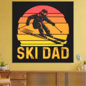 ski vader canvas afdruk (Insitu (Woonkamer))