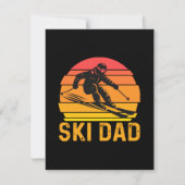 ski vader notitiekaartje (Voorkant)