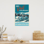 Ski Vail Colorado  Poster (Keuken)