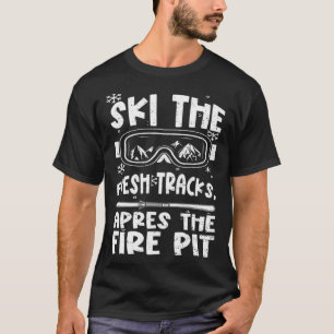 Ski Vakantie Party Ski de verse tracks apres T-shirt