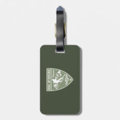 Ski Val d'Isère Frankrijk Bagagelabel (Achterkant verticaal)