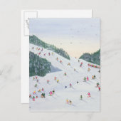 Ski-Vening 1995 Briefkaart (Voorkant / Achterkant)