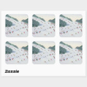 Ski-vening 1995 vierkante sticker (Vel)