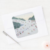 Ski-vening 1995 vierkante sticker (Envelop)