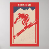  Ski Vermont Resort Stratton Mountain Poster (Voorkant)