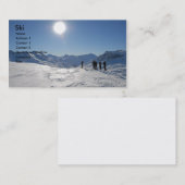 Ski Visitekaartje (Voorkant / Achterkant)