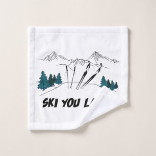 Ski Vous Plus Tard Station De Ski Scène D'Hiver