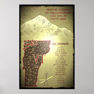 Ski VT -look Ski Poster