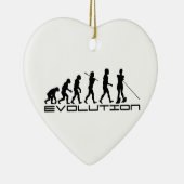 Ski Waterski Sport Evolution Art Keramisch Ornament (Rechts)