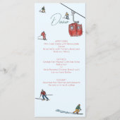 ski-waterverf menu (Voorkant)