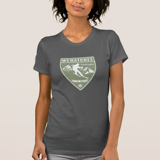 Ski Wenatchee Washington T-shirt (Voorkant)