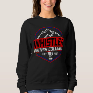 Ski Whistler B C Canada Skien en Mountainbiken Trui
