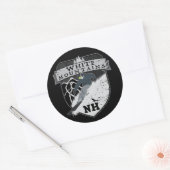 Ski White Mountains, NH Ronde Sticker (Envelop)