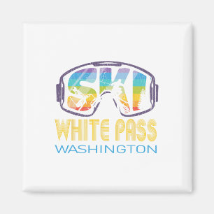 Ski White P Washington Skivakantie  Magneet