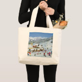 Ski Whizzz. 1991 Grote Tote Bag (Voorkant (product))