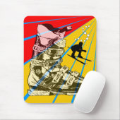 Ski Winter Sport Mousepad Ski Boot Muismat (Met muis)