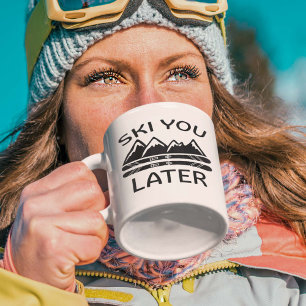 Ski You Later Coffee Mug Koffiemok