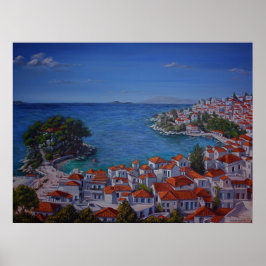 Skiathos Harbour 2 Poster