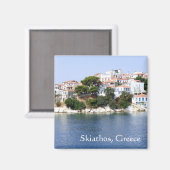 Skiathos Island, Griekenland Magnet Magneet (Voorkant / Achterkant)