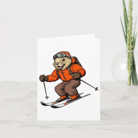 skibever kaart (Voorkant)