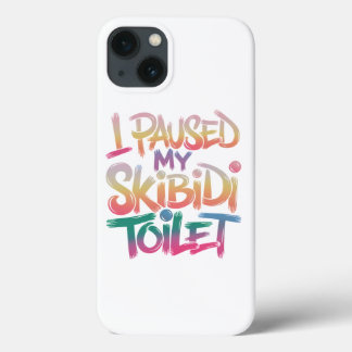 Skibidi-onderbrekingsmoment iPhone 13 Hoesje