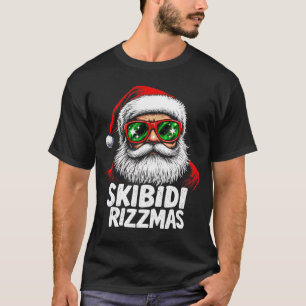 Skibidi Rizzmas Christmas Rizz Santa Claus Charism T-shirt