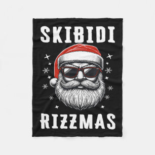 Skibidi Rizzmas Fleece Deken
