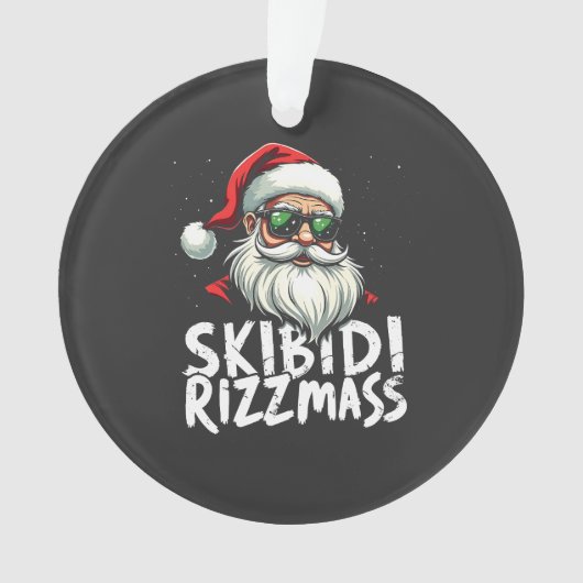 Skibidi Rizzmas Funny Gen Alpha Slang Noël (devant)