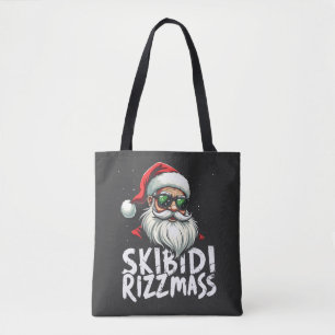 Skibidi Rizzmas Grappige Gen Alpha Slang Kerstmis Draagtas