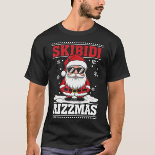 Skibidi Rizzmas Grappige Gen Alpha Slang Kerstmis T-shirt