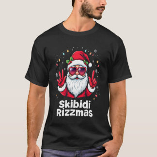 Skibidi Rizzmas Kerstfeest T-shirt