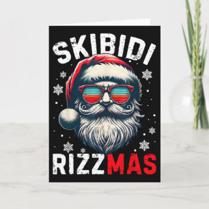 Skibidi Rizzmas Kerstmis Rizz Kerstman Charism Kaart