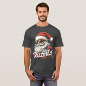 Skibidi Rizzmass Grappige Kerstman Rizz het seizoe T-shirt (Voorkant volledig)