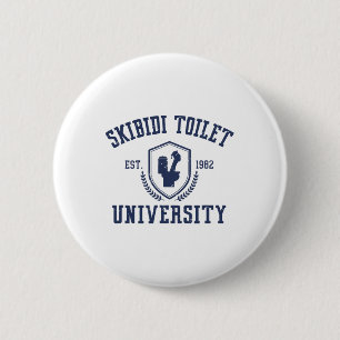 Skibidi Toilet Universiteit Grappig Skibidi Meme Ronde Button 5,7 Cm