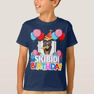 Skibidi Toilet Verjaardag T-shirt [Pas het aan!!]