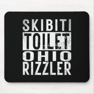 Skibiti Toilet Ohio Rizzler Gen Alpha Slang Influe Muismat