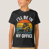Skid Steer Operator Construction Heavy Equipment J T-shirt (Voorkant)