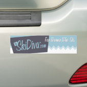 SkiDiva Bumpersticker (Op auto)