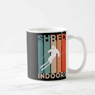 Skiën binnen Uniek ski-ontwerp Koffiemok