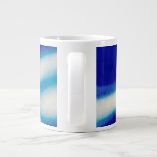 Skiën de hellingen Bone China Mok (Achterkant)